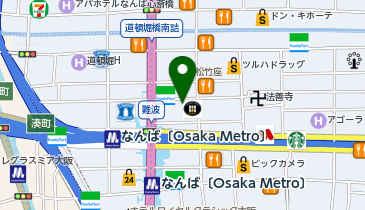 Zina(ジーナ) 難波店の地図画像