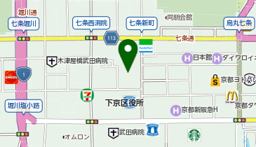 Zina(ジーナ) 京都駅前店の地図画像