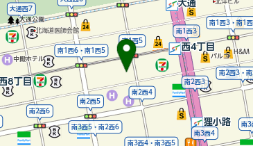 Zina(ジーナ) 札幌(FC)店の地図画像
