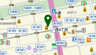 Zina(ジーナ) 札幌大通(FC)店の地図画像