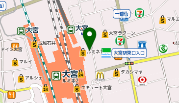 ステーキMAX(マックス) 大宮東口駅前店の地図画像
