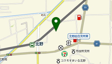 北野生涯学習センター 本館の地図画像