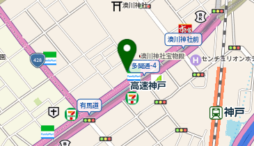 SBS三愛ロジスティクス株式会社 神戸オフィスの地図画像