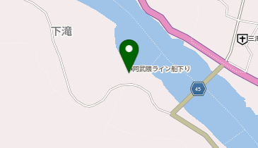 阿武隈ライン船下りの地図画像