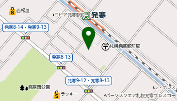 Agu hair mike(アグヘアーミケ) 札幌発寒店の地図画像