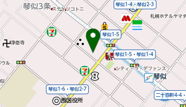 Agu hair oggi(アグヘアーオッジ) 札幌琴似店の地図画像