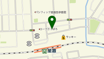 Agu hair respa(アグヘアーレシパ) 星置店の地図画像