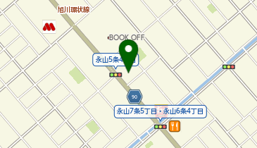 Agu hair viz(アグヘアーヴィズ) 旭川永山店の地図画像