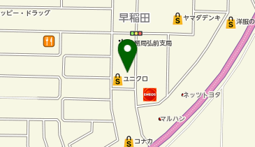 Agu hair viseo(アグヘアービセオ) 弘前早稲田店の地図画像