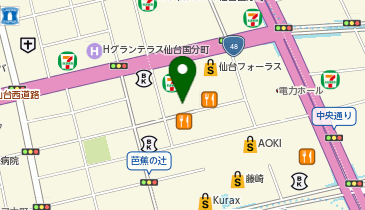 Men's hair salon First(メンズヘアサロンファースト) 仙台店の地図画像