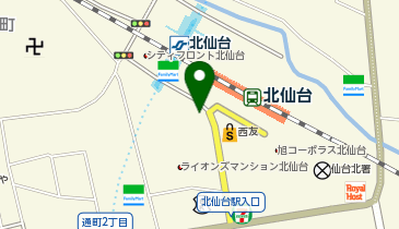 Agu hair jewel(アグヘアージュエル) 北仙台駅前店の地図画像
