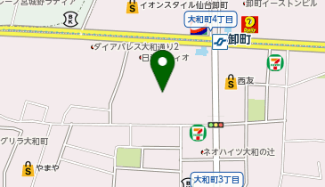 Agu hair anone(アグヘアーアノン) サンデー卸町店の地図画像