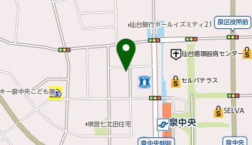 Agu hair tiara(アグヘアーティアラ) 泉中央店の地図画像