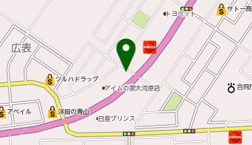 Agu hair kite(アグヘアーカイト) 大河原店の地図画像