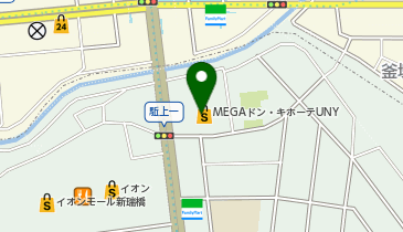 にぎりたて ドンキアラタマ店の地図画像