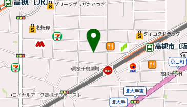 エスコス 高槻店の地図画像