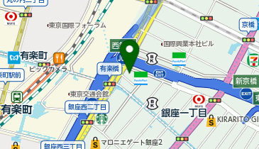 弦楽器専門店シャコンヌ 銀座店の地図画像