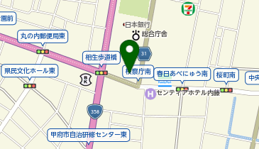 Men's hair salon First(メンズヘアサロンファースト) 甲府店の地図画像