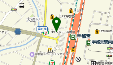 Agu hair turner(アグヘアーターナー) 宇都宮店の地図画像