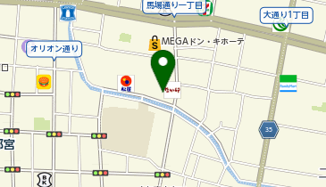 Agu hair glen(アグヘアーグレン) 宇都宮店の地図画像