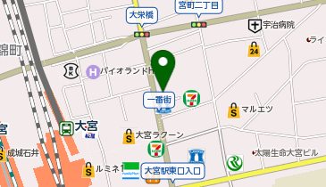 Agu hair gina(アグヘアージーナ) 大宮店の地図画像