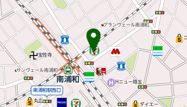 Agu hair fio(アグヘアーフィオ) 南浦和店の地図画像