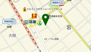 Agu hair sereno(アグヘアーセレーノ) 鴻巣店の地図画像