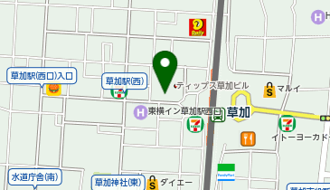 Agu hair aimer(アグヘアーエメ) 草加店の地図画像