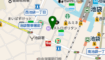 スリムビューティハウス 池袋ホテルメトロポリタン店の地図画像