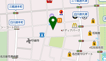 ミント 名古屋店の地図画像