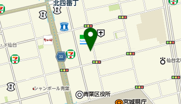 餃子番長炎のもつ家 上杉店の地図画像
