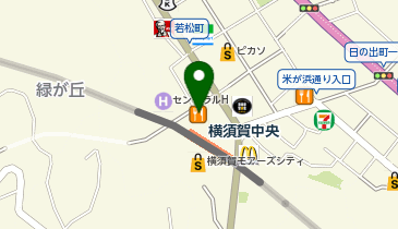 ラダシア 横須賀中央店の地図画像