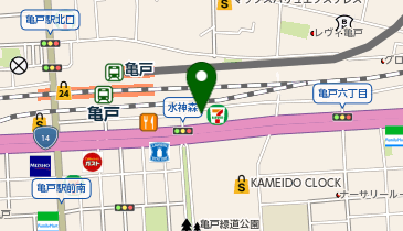 Agu hair torue(アグヘアートルエ) 亀戸店の地図画像