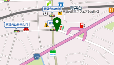 Agu hair garage(アグヘアーガレージ) 青葉台店の地図画像