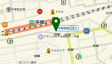 Agu hair lalah(アグヘアーララア) 平塚店の地図画像