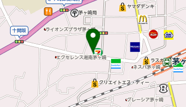 メンズサロンFADE&LINE(フェードアンドライン) 茅ヶ崎店の地図画像