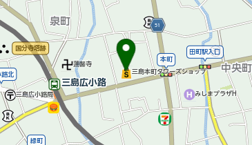 Agu hair lark(アグヘアーラーク) 三島本町タワー店の地図画像