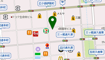 EleRe Hair Salon(エレリーヘアーサロン) 栄店の地図画像