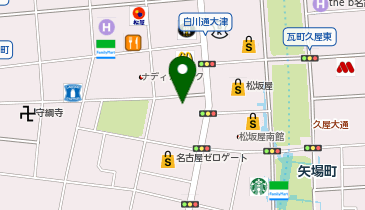 Agu hair aqua(アグヘアーアクア) 栄店の地図画像