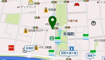 Agu hair loop(アグヘアーループ) 矢場町店の地図画像