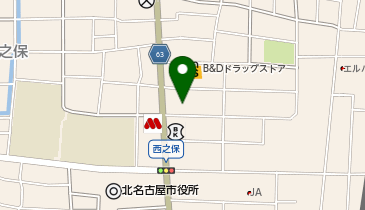 Agu hair seth(アグヘアーセス) 北名古屋店の地図画像