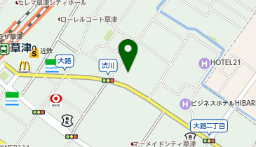 Agu hair flola(アグヘアーフローラ) 草津店の地図画像