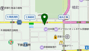 Agu hair girl(アグヘアーガール) 京都駅前店の地図画像