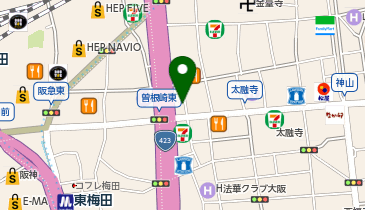 Agu hair chocolat(アグヘアーショコラ) 梅田2号店の地図画像