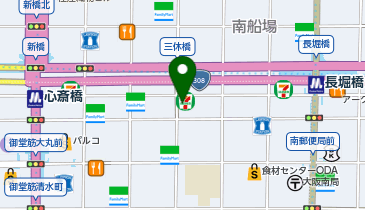BLEACHi(ブリーチ) 心斎橋店の地図画像