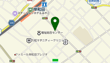 Agu hair trusty(アグヘアートラスティ) 岸和田店の地図画像