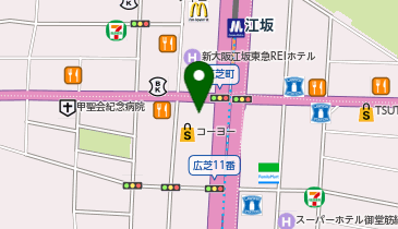 Agu hair classe(アグヘアークラッセ) 江坂店の地図画像