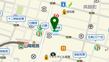 Agu hair vision(アグヘアーヴィジョン) 姫路店の地図画像