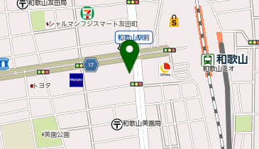 メンズサロンFADE&LINE(フェードアンドライン) 和歌山駅前店の地図画像