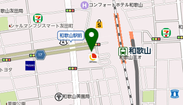 Agu hair prune(アグヘアープリュネ) 和歌山駅前2号店の地図画像